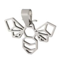 Stainless Steel Star Pendant, 304 Stainless Steel, Bee, Unisex & hollow, original color Approx 4mm 