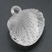 Transparent Acrylic Pendants, Shell, DIY, clear Approx 3mm 