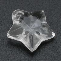 半透明のアクリル ペンダント, アクリル, 星, DIY, 透明色（例えばガラス） 穴:約 2mm, 売り手 バッグ