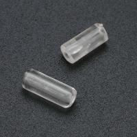 Transparent Acrylic Beads, Column, DIY clear Approx 1mm 