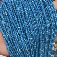 Apatite perles nature, Apatites, Rond, poli, DIY & normes différentes pour le choix & facettes, bleu Environ 15 pouce, Vendu par brin