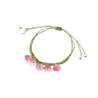 Bracelets Murano, chalumeau, avec corde de cire, Réglable & pour femme, plus de couleurs à choisir Environ 14-20 cm, Vendu par PC