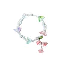 Seedbead bracelet, avec chalumeau, élastique & pour femme, plus de couleurs à choisir Environ 14-20 cm, Vendu par PC