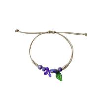 Bracelets en porcelaine, avec corde de cire, Réglable & pour femme, plus de couleurs à choisir Environ 14-20 cm, Vendu par PC
