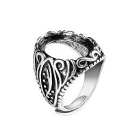 Нержавеющая сталь палец кольцо настройки, Нержавеющая сталь 304, Регулируемый & ювелирные изделия моды & Мужская, оригинальный цвет продается PC