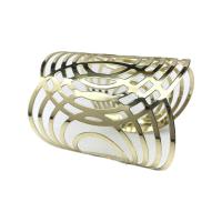 Zinc Alloy Cuff Bangle, plated, fashion jewelry & for woman & hollow 80mm Approx 19 cm 