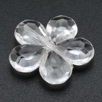 Acryl Schmuck Perlen, Blume, DIY, keine, 20x21x5mm, Bohrung:ca. 1mm, verkauft von Tasche