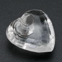 半透明のアクリル ペンダント, アクリル, ハート形, DIY, 透明色（例えばガラス） 穴:約 3.5mm, 売り手 バッグ