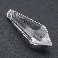 Transparent Acrylic Pendants, Conical, DIY, clear Approx 1mm 
