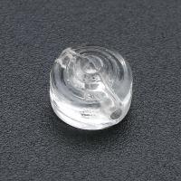 Acryl Schmuck Perlen, flache Runde, DIY, keine, 8x8x6.5mm, Bohrung:ca. 1mm, verkauft von Tasche