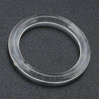 Acrylic Linking Ring, Donut, DIY & hollow, clear 