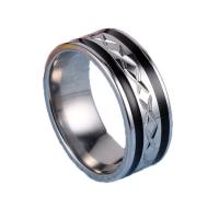 Stainless Steel Finger Ring, 304 Stainless Steel, fashion jewelry & Unisex 