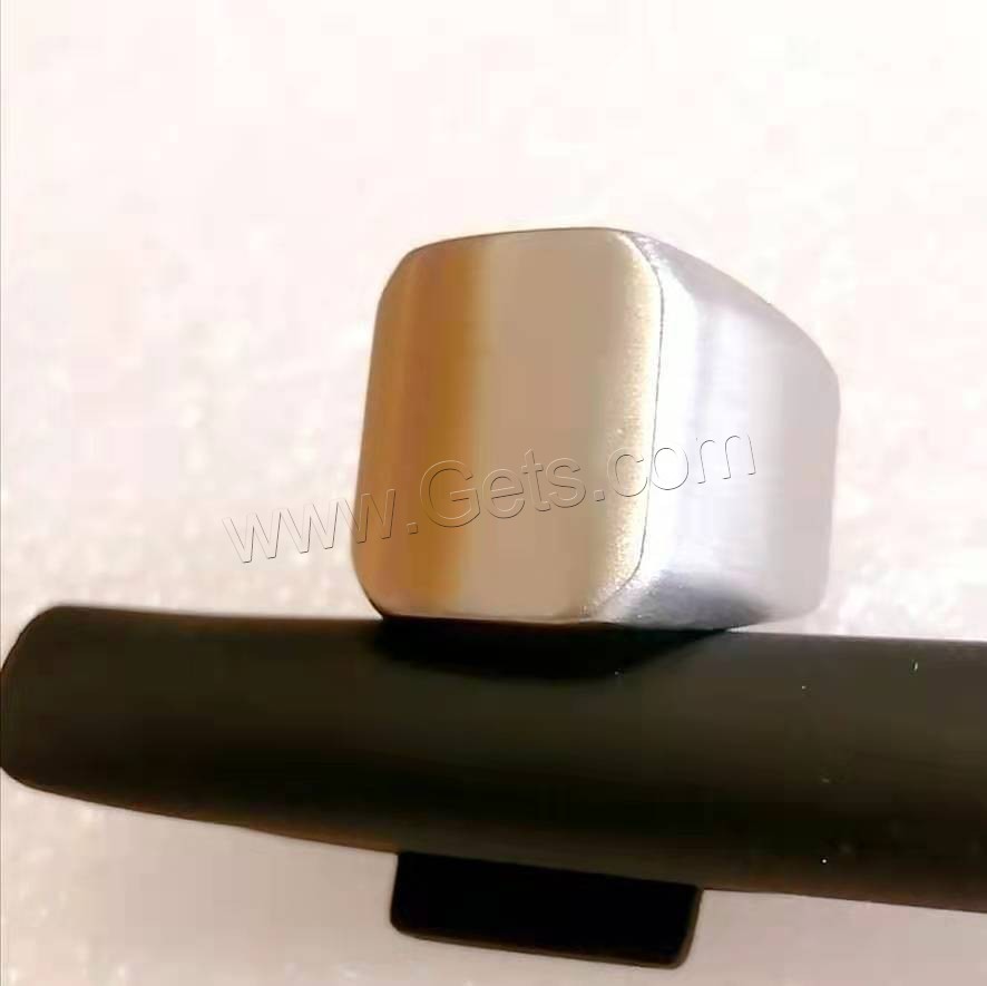 Titanium Steel Finger Ring, plated, different size for choice & for man, more colors for choice, Sold By PC