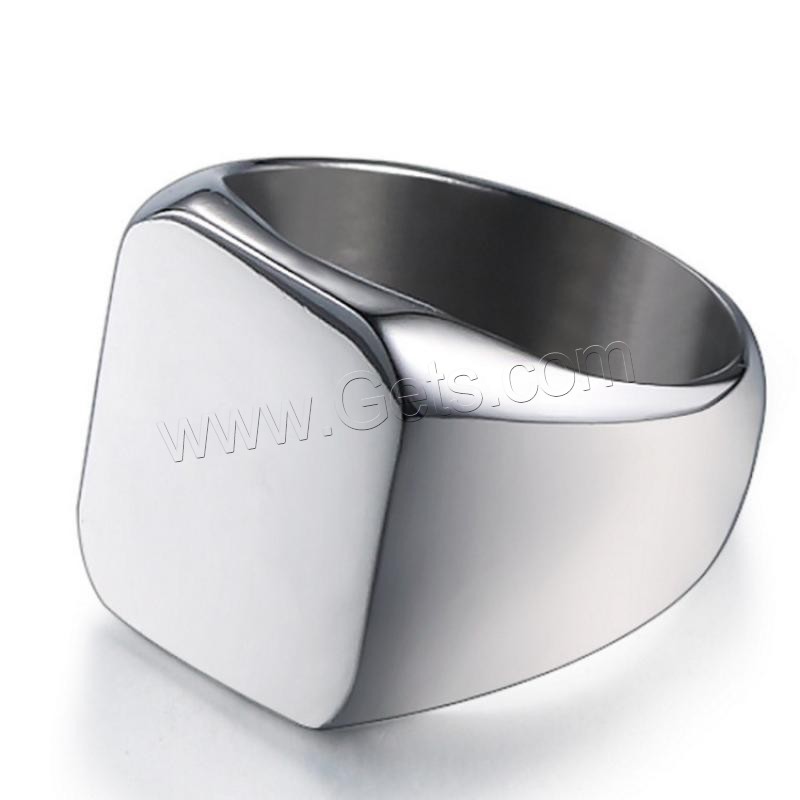 Titanium Steel Finger Ring, plated, different size for choice & for man, more colors for choice, Sold By PC