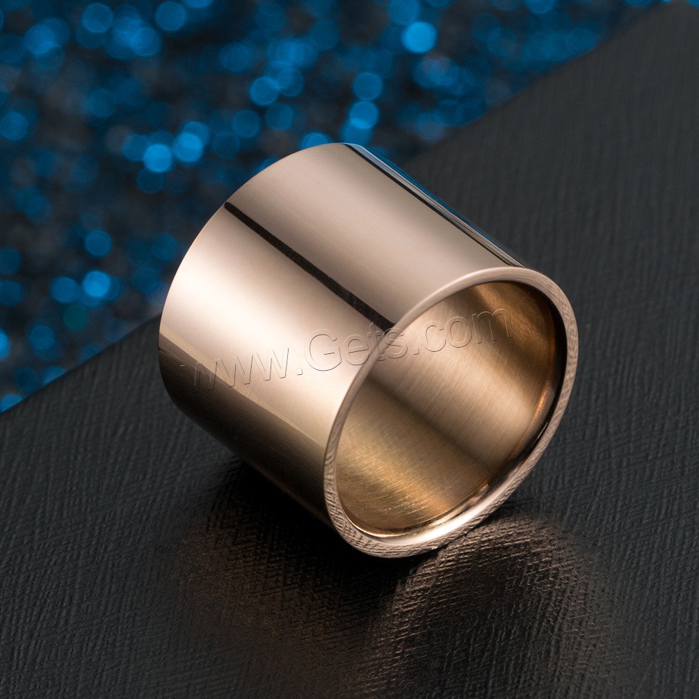 Titanium Steel Finger Ring, plated, different size for choice & for man, more colors for choice, Sold By PC