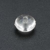 Transparent Acrylic Beads, Flat Round, DIY Approx 1mm 