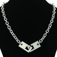 Stainless Steel Jewelry Necklace, 304 Stainless Steel, fashion jewelry & Unisex, original color Approx 48 cm 