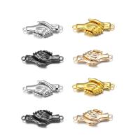 Round Stainless Steel Magnetic Clasp, Zinc Alloy, stoving varnish, DIY 