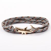Nylon Cord Bracelets, Zinc Alloy, with Parachute Cord, handmade, fashion jewelry & Unisex mm 