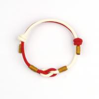 Нейлоновый шнуровой браслет, Шнур-терилен, Связанный вручную, ювелирные изделия моды, Много цветов для выбора, длина:30 см, продается PC