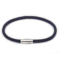 Nylon Cord Bracelets, Stainless Steel, with Nylon Cord, handmade, fashion jewelry & Unisex cm 