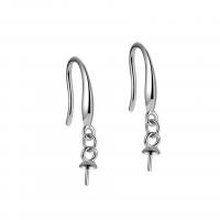 Sterling Silver Drop Earring, 925 Sterling Silver, plated, DIY 