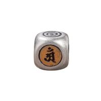 Thailand Sterling Silver Spacer Bead, with Brass, Square & for woman, silver color Approx 3.4mm 