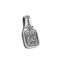 Thailand Sterling Silver Pendant, Antique finish, DIY Approx 3mm 