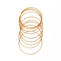 Zinc Alloy Multi Bangle Sets, gold color plated, 9 pieces & fashion jewelry & for woman, golden, 74mm 