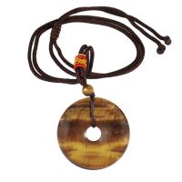 Gemstone Necklaces, Nylon Cord, with Gemstone, Adjustable & Unisex Approx 19.69-33.86 Inch 