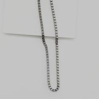 Halskette, 316 L Edelstahl, Elektrolysierung, unterschiedliche Länge der Wahl & unisex & verschiedene Größen vorhanden, originale Farbe, verkauft von PC