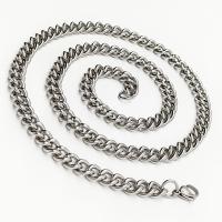Stainless Steel Chain Necklace, 316L Stainless Steel, electrolyzation & Unisex original color 