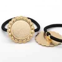 Ponytail Holder, Zinc Alloy, plated, for woman Inner Approx 25mm 