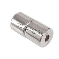 Magnetische Hämatit Verschluss Schmuck, Zylinder, plattiert, keine, 6.5x5.6mm, verkauft von setzen