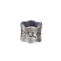 Thailand Sterling Silver Spacer Bead, Antique finish, DIY, silver color Approx 7mm [
