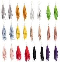 Fashion Create Jewelry Earring, Leather, Tassel, for woman 114mm 