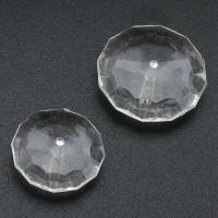 Transparent Acrylic Beads, Flat Round, DIY clear Approx 1mm 