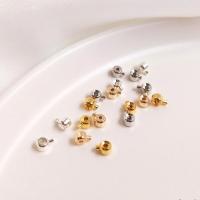 Brass Crimp Beads, plated 