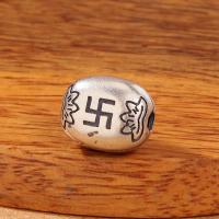 Thailand Sterling Silver Spacer Bead, Antique finish, DIY, silver color Approx 2mm 