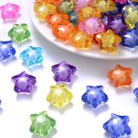 collier en perle acrylique , étoile, vernis au four, DIY, plus de couleurs à choisir Environ Vendu par sac