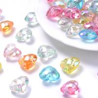 Perle acrylique, coeur, DIY, plus de couleurs à choisir Environ Vendu par sac