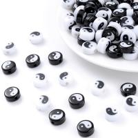 Resin Jewelry Beads, Flat Round, DIY 10mm, Approx 