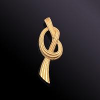 Bijoux broche en Zinc alliage , alliage de zinc, Placage de couleur d'or, bijoux de mode & pour femme Vendu par PC