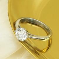 Нержавеющая сталь Rhinestone палец кольцо, Нержавеющая сталь 316, разный размер для выбора & Женский & со стразами, серебряный, 9mm, продается PC