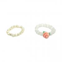 Harz Finger Ring, Katzenauge, mit Harz & Kunststoff Perlen, Modeschmuck & verschiedene Stile für Wahl & für Frau, keine, verkauft von PC