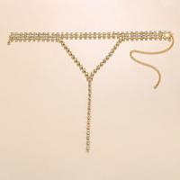 Rhinestone Zinc Alloy Necklace, plated, fashion jewelry & for woman & with rhinestone Approx 13.4-23.6 Inch 