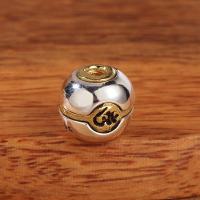Thailand Sterling Silver Spacer Bead, with Brass, Antique finish, DIY, silver color Approx 2.5mm 