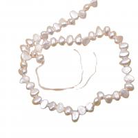 Baroque Cultured Freshwater Pearl Beads, irregular, DIY, white, 7-8mm cm 