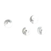 Transparent Acrylic Beads, Round, injection moulding, DIY white 