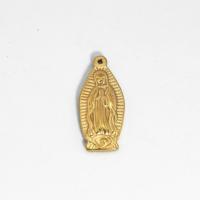 Acier inoxydable Saint pendentif, Acier inoxydable 304, poli, DIY, doré Vendu par PC